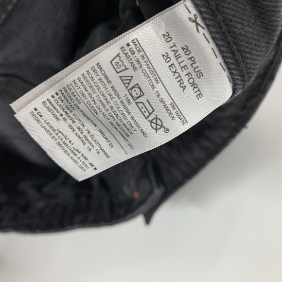 Old Navy Jeans Flare Ankle High Rise Gray Slim Pocket Raw Hem NWT - Picture 10 of 10